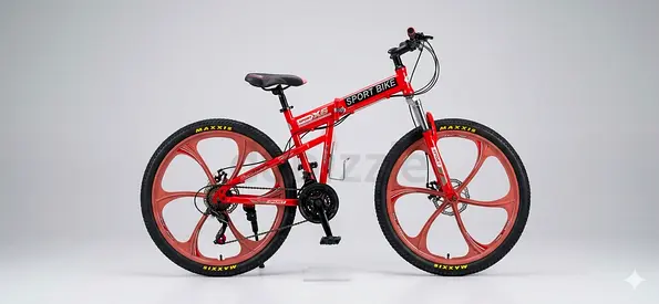 Red 26 Mountain Bike with Mag Wheels — Good Condition