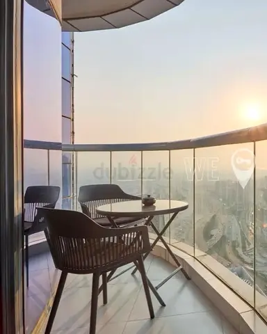 Modern Balcony Dining Set with Table and Chairs