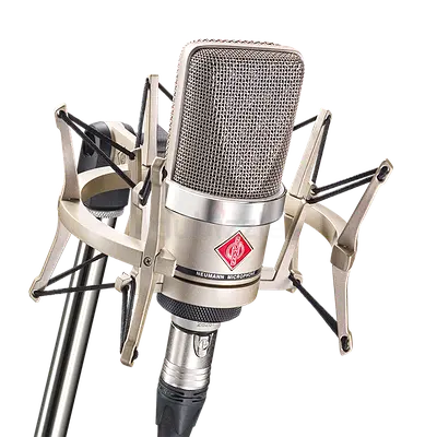 Neumann TLM 102 Studio Set Large-Diaphragm Cardioid Condenser Microphone with Shockmount (Nickel)