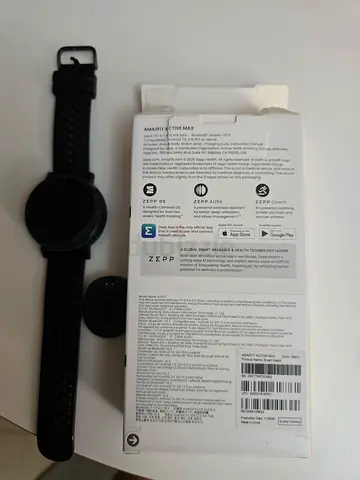 Amazfit Active Max Smartwatch 1.5 Inch AMOLED Display, 25 Day Battery, Offline Maps, NFC, GPS, 4GB M