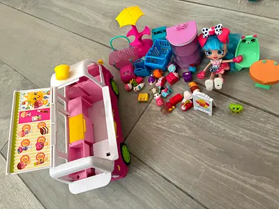 Shopkins Ice Cream Truck Playset with Doll and Accessories