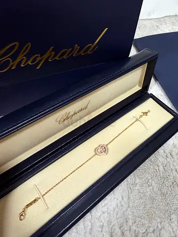 Chopard Happy Diamonds Icons Rose Gold Heart Bracelet (Authentic) - Used