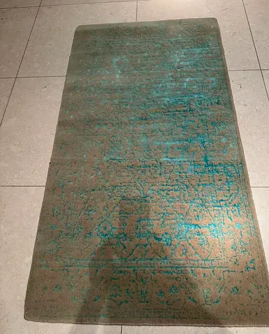 Wool and silk rug