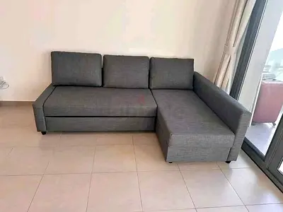 IKEA Gray FRIHETEN L Shape Sofa 204 x 140 cm