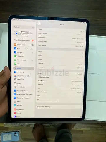 Apple iPad Pro 13inch m5  256GB, Space Gray
