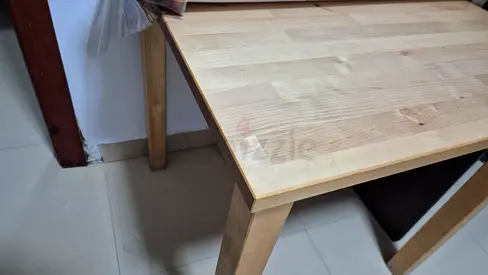 Wooden tables