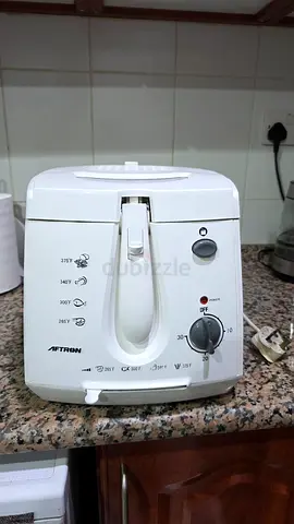 Used Once Aftron Deep Fryer - Compact 2L, Flawless Condition