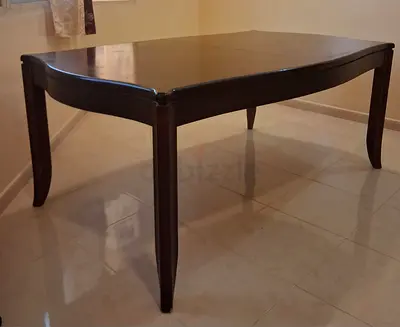 Solid Wood Table - Dark Finish
