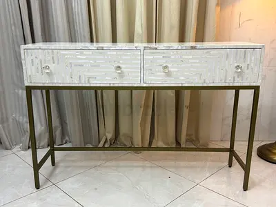 West Elm Mother-of-Pearl Inlay Console Table