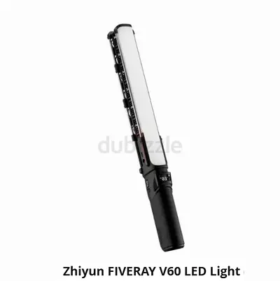 Zhiyun Fiveray V60 LED Video Light Wand - Compact RGB On-Camera/Handheld