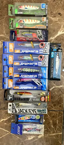 Fishing Jigs (Major Craft, DUO, Jackson, Hyabusa, Fjord, Littma) all 40g for sale