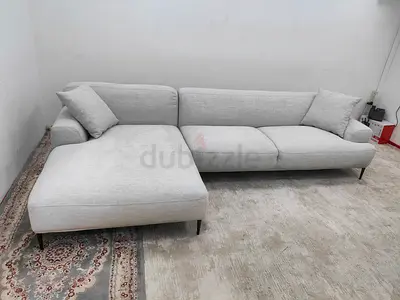 Loom collection Amelia silver lshape sofa for sale