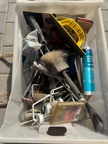 Assorted Hand Tools and Home Improvement Supplies