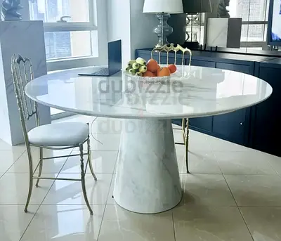 Dining table Marble Effect 1.40m diameter