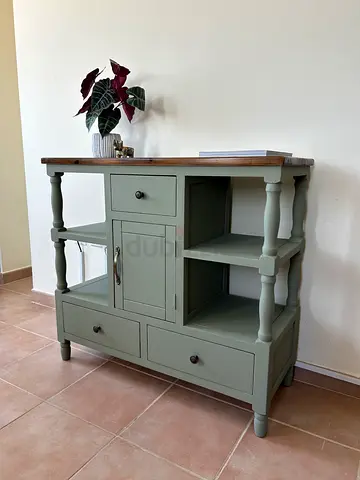 Hand Painted Solid Wood Console Table