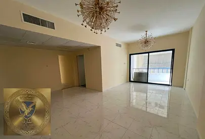 Two bedrooms and a living room for annual rent in Al Majaz 3 modern finishing spacious areas central air conditioning balcony