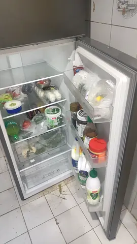 Grey refrigerator - good working condition 1y used