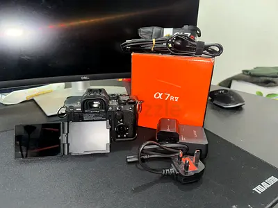 Sony A7R V mirrorless camera with charger and original box