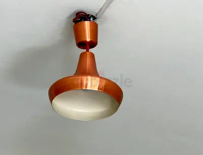 Copper-tone Ceiling Pendant Light - Vintage Style