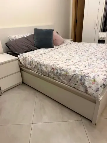 Ikea Queen size bed with mattress available in perfect condition