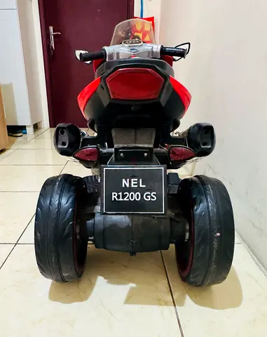 Kids Electric Ride-On Motorcycle - BMW R1200 GS Style (Red/Black)