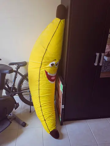 Large Banana Plush Toy - Soft Giant Stuffed Fruit