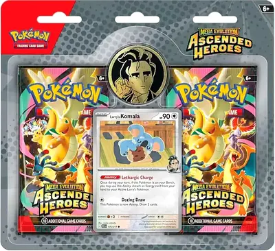 Pokemon ascended heroes 2 pack blisters