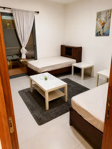 Very nice private room for two male In Albarsha one near dubai internet city metro station
