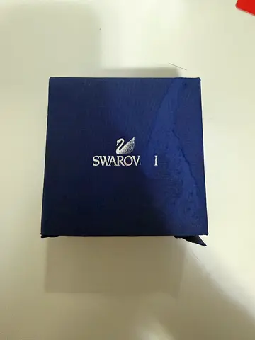 Swarovski Necklace With Blue Gem