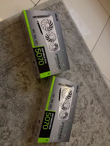 Pair of ASUS PRIME GeForce RTX 5070 OC 12GB - Brand New in Box