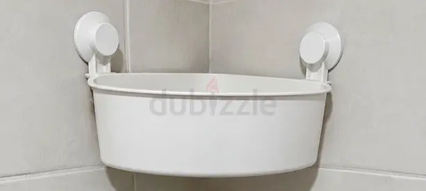 Corner Shower Caddy with Suction Cups