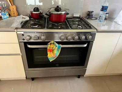 Hoover 5 Burner Gas Cooking Range with oven 90x60cm