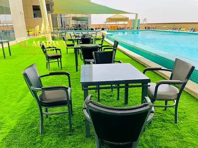 Luxurious 1BR AC Free One Car Parking Free Gym Pool Free On Dubai Border