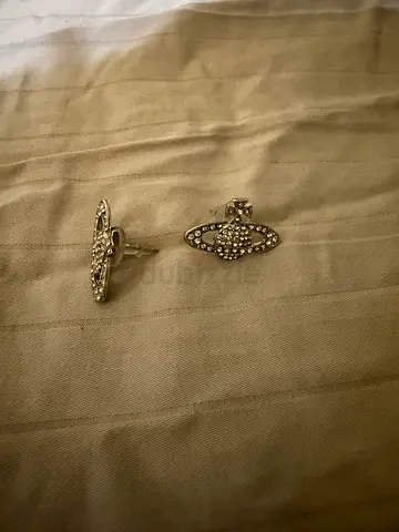 Replica Silver Vivienne Westwood Earrings