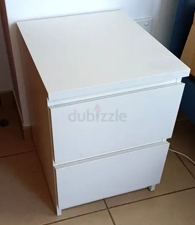 White 2-chest of 2 drawers - IKEA Malm - Good Condition