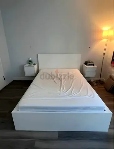 Ikea Queen size bed with mattress available in perfect condition