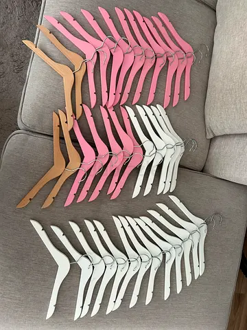 Kids wood hangers