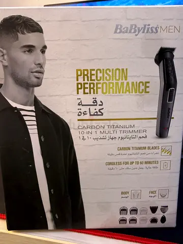BaBylissMEN Carbon Titanium 10-in-1 Multi Trimmer (boxed) - New