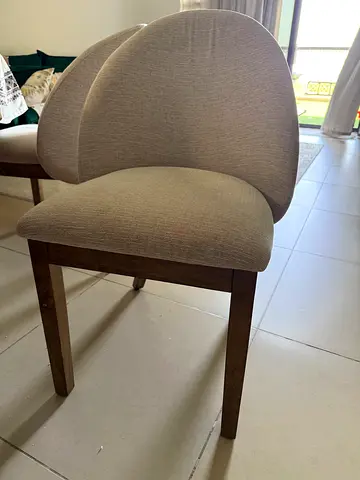Beige 6 Dining Chairs from Pan home