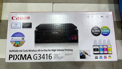 Canon PIXMA G3416 Wireless All-In-One Ink Tank Printer