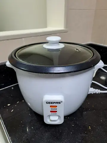 Geepas Electric Rice Cooker with Glass Lid