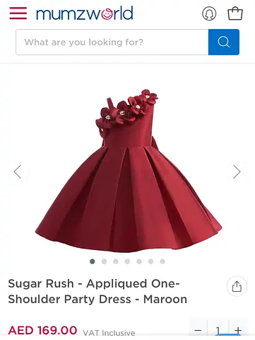 New 2 years Red dress for sale