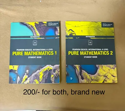 Pearson Edexcel International A Level Pure Mathematics 1  2 - Brand New (Both)