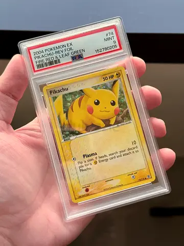 Pokemon EX Pikachu Rev.Foil #74 PSA 9