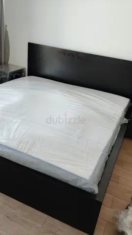 Ikea Malm Bed With New Mattress or Storage Drawers_