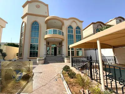 Luxury villa in Al Jazat with a spacious garden private pool four bedrooms and two large living rooms