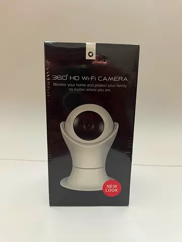 كاميرا مراقبة ذكية 360 درجة جديدة بالكرتون | 360° HD Wi-Fi Smart Camera New Sealed