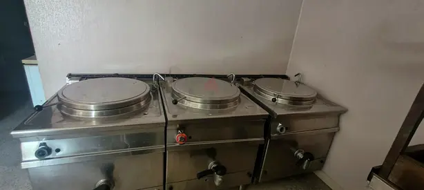 Commercial kitchen Stainless Steel Range with Griddles / Hotplates