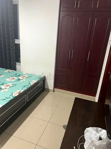 Master bedroom available for family with  attached bathroom from 1st July Al Qusais Jouri building