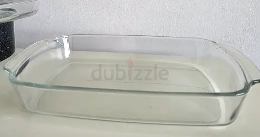 Clear Glass Baking Dish / Ovenproof Casserole Dish ×2